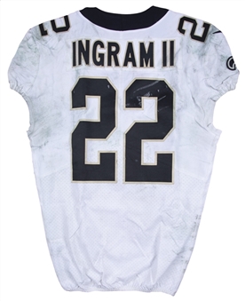 2018 Mark Ingram Game Used New Orleans Saints Road Jersey Photo Matched To 12/9/2018 (Resolution Photomatching)